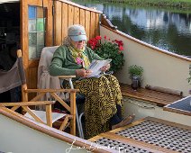 Op de boot Musselkanaal, Groningen
