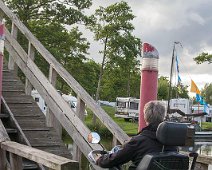 Op de brug...