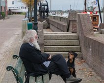 Interactie Man met hond, Zoutkamp